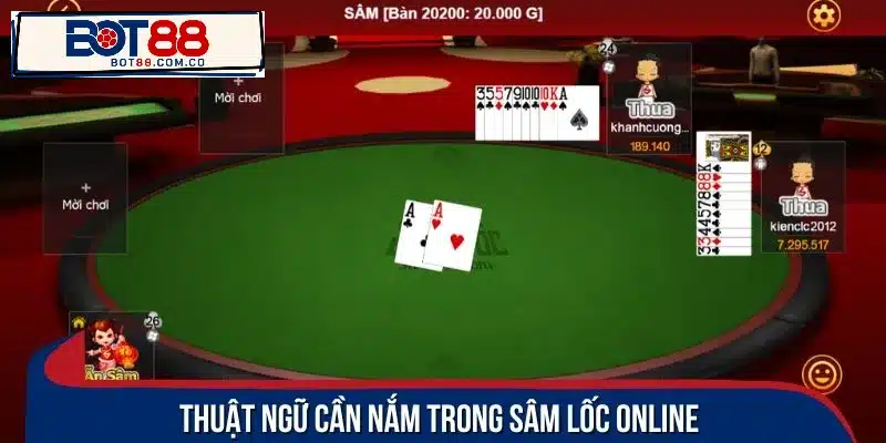 Thuật ngữ cần nắm trong sâm lốc online